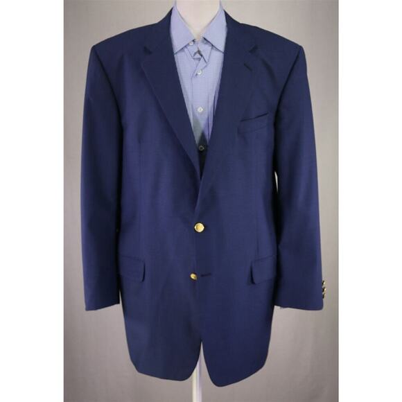 Hickey-Freeman Bobby Jones PGA Championship Blue Blazer w/ Gold Buttons 46L - Picture 2 of 8